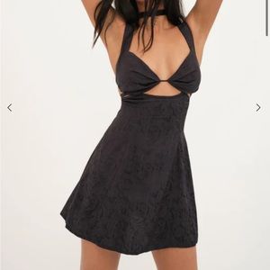 Alice black mini dress